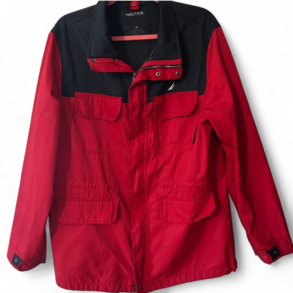 Nautica Vintage Men's Full Zip Windbreaker Jacket size Medium